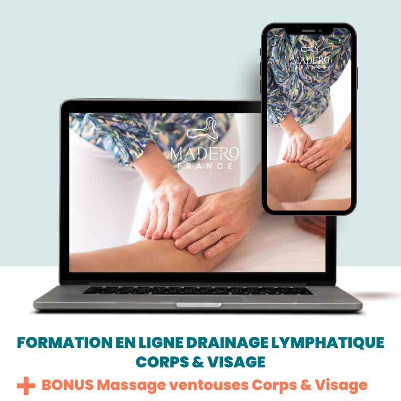 Formation en ligne Drainage Lymphatique Corps et Visage (+BONUS : Massage Ventouses Corps et Visage)